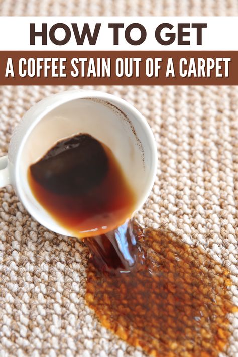 Need to save a carpet from a spill and get coffee stains off? Read here to learn how to get a coffee stain out of a carpet. #howtogetcoffeestainoutofthecarpet #coffeestain #carpetstain #carpet #stain Homestead Cleaning, Arm And Hammer Super Washing Soda, Stained Nails, Coffee Stain Removal, Clean Coffee, Coffee Stain, Power Washing, Homemade Cleaners, Homemaking Tips