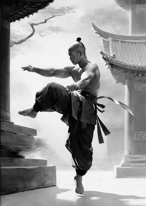 Colorful Art Paintings, Bruce Lee Martial Arts, Best Poses, Shaolin Monks, Shaolin Kung Fu, Superhero Poster, Martial Arts Techniques, Chinese Martial Arts, Martial Arts Workout