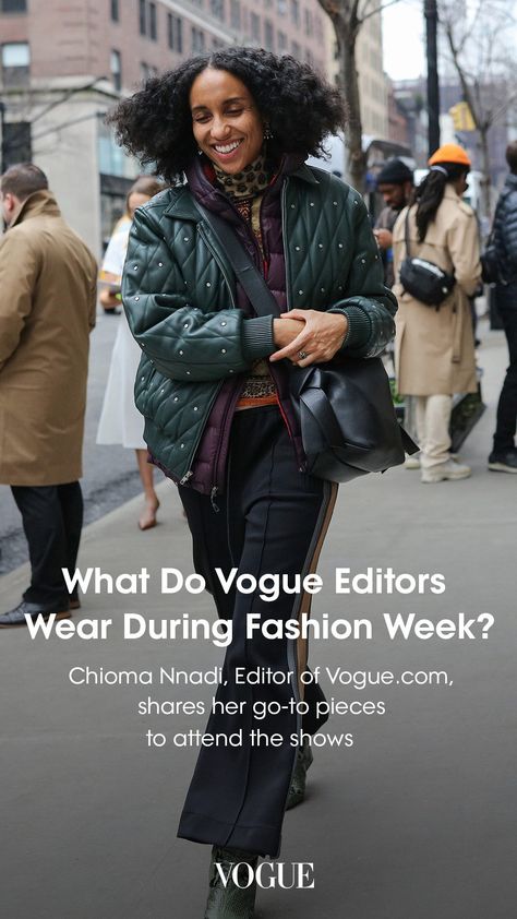 Fashion Show Outfits Attending A, Chioma Nnadi, Chioma Nnadi Street Style, Street Style Fall Winter, Nyfw Street Style, Fashion Show, Autumn Fashion, Outfit Inspirations, Fashion Week