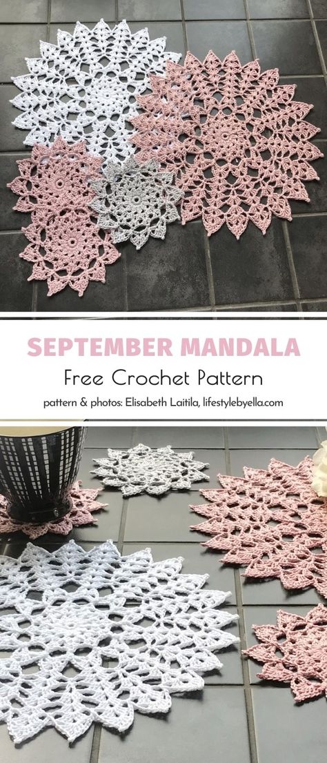 Small Doilies Crochet Free Pattern, Modern Doily Patterns, Crochet Easy Doily Free Pattern, Small Round Doily Crochet Free Pattern, Round Crochet Doilies Free Pattern, Small Crochet Dollies Free Doily Patterns, Circular Crochet Patterns, Easy Crochet Doily Pattern Free, Dollies Crochet Free Pattern