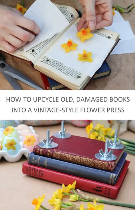 Flower Press Diy How To Make, Diy Pressing Flowers, Diy Flower Press Book, Flower Press Crafts, Diy Flower Press How To Make, Pressed Flower Art Projects Diy Crafts, Dried Flower Art Diy, How To Press Flowers In A Book, Flower Pressing Diy