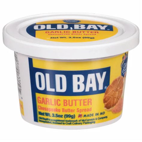 Old Bay® Garlic Butter Spread, 3.5 oz - Kroger Garlic Butter Spread, Lemon Juice Water, Half And Half Cream, Grocery Delivery Service, Bakery Products, Dipping Sauces, Online Delivery, Butter Spread, Giant Food