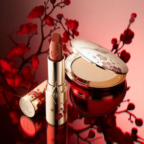 Lunar New Year Matte Revolution Lipstick - Charlotte Tilbury | Sephora Lunar New Year Makeup, New Year Makeup, Revolution Lipstick, New Year's Makeup, Makeup Icons, Hydrating Lipstick, Power Of Makeup, Sephora Beauty, Finishing Powder