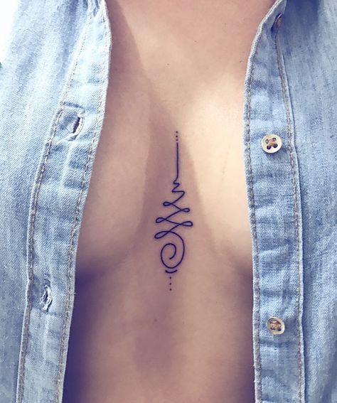 Cute Ankle Tattoos, Mujeres Tattoo, Small Chest Tattoos, Unalome Tattoo, Hip Tattoos Women, Thai Tattoo, Inspiration Tattoos, Chest Tattoos For Women, Small Meaningful Tattoos