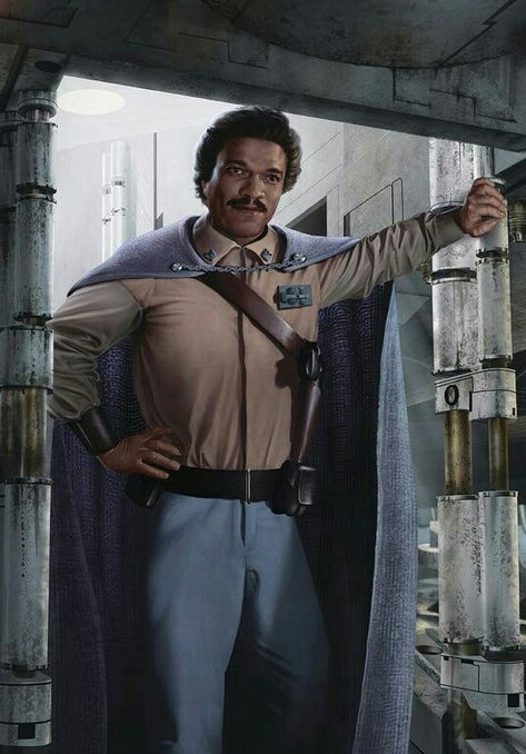 Lando Calrissian Art, Lando Star Wars, Swashbuckler Rogue, Movie Character Outfits, Lando Calrissian, Classic Star Wars, May The Fourth Be With You, Image Reference, Star Wars Trilogy