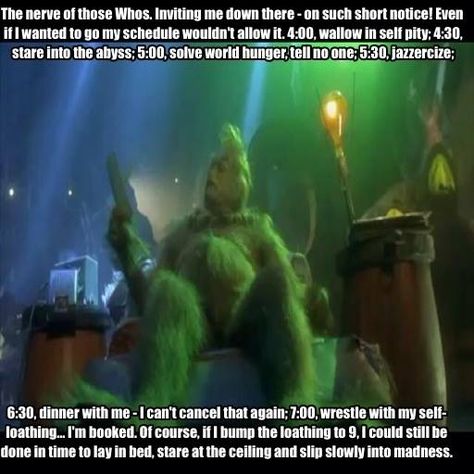 Jim Carrey, the Grinch who stole Christmas The Grinch Quotes, Jim Carrey Grinch, Christmas Movie Quotes Funny, Stare Into The Abyss, Grinch Quotes, Christmas Movie Quotes, Tell No One, Mr Grinch, World Hunger