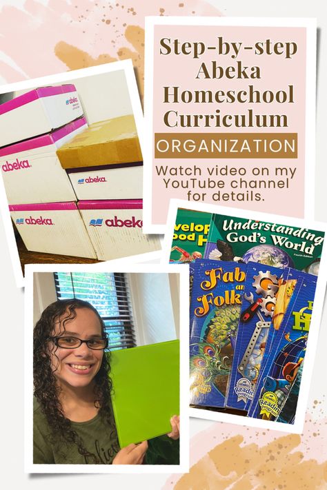 Organizing Abeka curriculum Abeka Homeschool Schedule, Abeka Homeschool Organization, Curriculum Organization, Abeka Homeschool, Binder System, Working Parent, Homeschool Schedule, Homeschool Life, Binder Organization