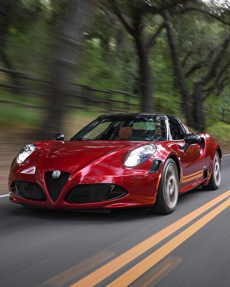 Alfa 4c, Alfa Romeo 4c, Alfa Romeo Spider, Exotic Sports Cars, Italian Cars, Expensive Cars, Car And Driver, Classic Cars Muscle, Car Manufacturers