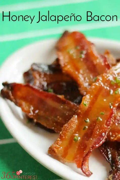 Sweet And Spicy Bacon, Farming Shirts, Honey Jalapeno, Bacon Appetizer, Jalapeño Bacon, Jalapeno Bacon, Spicy Bacon, Watching Football, Bacon Appetizers