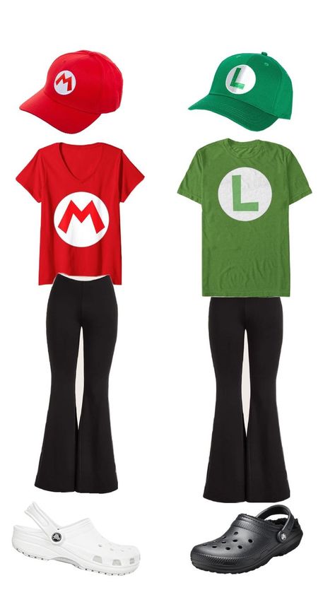 (Mario and Lugi) Cute Costumes, Mario, Cute Outfits