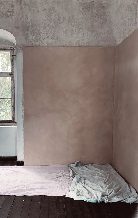 Rye Bauwerk Limewash Paint, Pink Limewash, Lime Wash Paint, Almond Flower, Lime Wash, Limewash Paint, Lime Paint, Rammed Earth, Color Lab