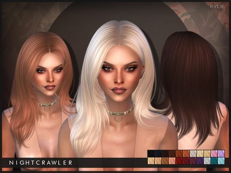 The Sims Resource: Kylie hair by Nightcrawler • Sims 4 Hairs 4 Hairstyles, Kylie Hair, Short Ponytail, Mod Hair, Pelo Sims, Download Hair, Sims 4 Characters, Sims 4 Toddler, Sims 4 Update