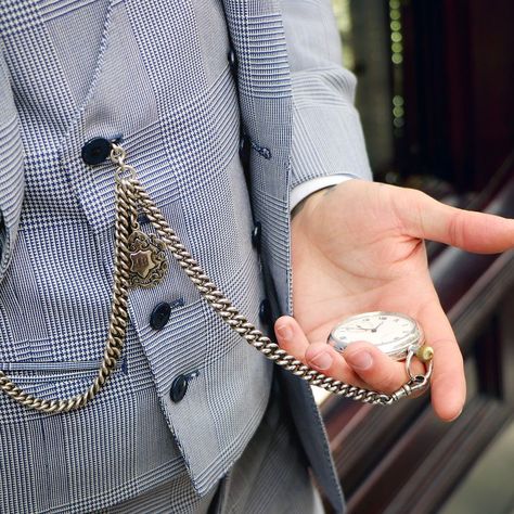 Pocket Watch Outfit Men, Fancy Pocket Watch, How To Wear A Pocket Watch, Pocket Watch Reference, Pocket Watch Outfit, 1800s Fashion Male, How To Wear Suspenders, Little Women Costumes, Mens Suit Accessories