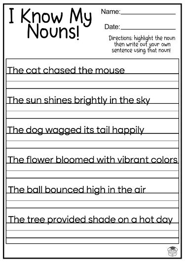 Help your ESL/EFL students improve their grammar and writing skills with these 9 engaging worksheets. Students will highlight nouns, identify the subject and object of a sentence, and build their own sentences using a variety of Make A Sentence Worksheet, Year 7 English Worksheets, Sentence Worksheet, Sentence Building Worksheets, Handwriting Worksheets For Kids, Sentence Construction, Improve Reading Comprehension, Handwriting Practice Sheets, Spelling And Handwriting