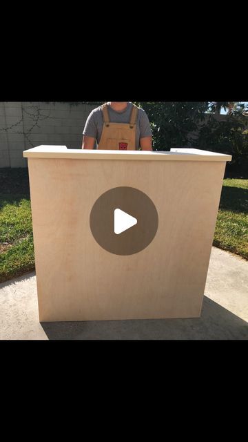 Steve at Space Rubber Ducky Designs on Instagram: "Custom folding bar. Measured 4’W x 4’H x 2’D with a 3’H shelf. 

The front and sides are hinged to fold together. The bar top has tracks (runners?) that hold the bar open while the shelf adds extra rigidity once slid into place. 

DM for custom orders and check out our website (link in bio)!

*****

#spacerubberduckydesigns #maker #smallbusiness #shopsmall #shop #handmade #woodworking #woodworker #wood #woodwork #woodart #woodgrain #woodshop #foldingbar #diy" Diy Foldable Bar, Diy Folding Bar, Diy Party Bar, Folding Bar Table, Folding Bar, Party Bars, Diy Bar, Bar Top, Rubber Ducky