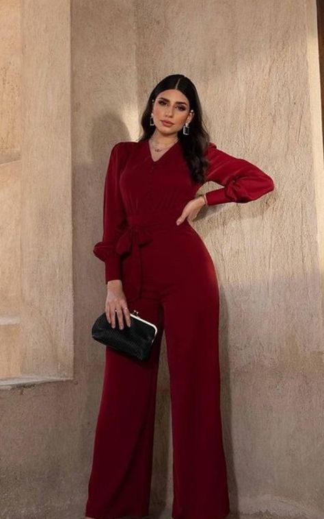 Winter Jumpsuit Outfit Classy Formal, Classy Jumpsuit Outfits Wedding Hijab, Jumpsuit Outfit Soiree, Birthday Dresses For Women Classy Outfit Modest, Jumpsuit Graduation Outfit, Classy Jumpsuit Outfits Wedding, Jumpsuit Soiree, Modest Graduation Outfit, Stylish Jumpsuits For Women