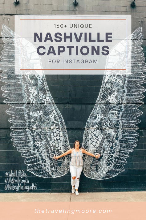 160 Engaging and Funny Nashville Instagram Caption Ideas Nashville Post Captions, Nashville Quotes Instagram, Nashville Captions Instagram, Nashville Instagram Captions, Nashville Quotes, Nashville Photos, Nashville Broadway, Summer Instagram Captions, Nashville Travel Guide