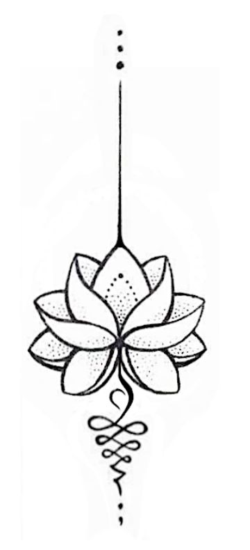 Minimal Lotus Tattoo Design, Lotus Flower Neda Tattoo, Lotus Unalome Tattoo Meaning, Lotus Doodle, Buddhist Symbol Tattoos, Lotus Unalome, Ankle Band Tattoo, Unalome Lotus, Lotus Tattoo Design