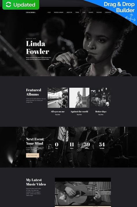 Musician Website, Music Website, Desain Ui, Me Against The World, Music Express, Registration Form, Latest Music Videos, Music Backgrounds, Web Designs