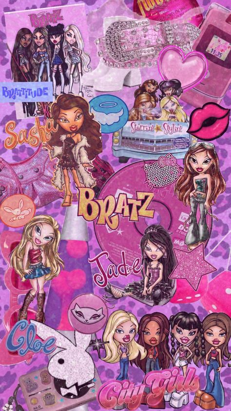 #bratz #bratzaesthetic #nostalgia #y2kchildhood #y2k #y2kaesthetic #bratzyasmin #bratzcloe #bratzsasha #bratzjade Hello Kitty Bedroom, Pretty Wallpaper Ipad, Whatsapp Wallpaper Cute, Iconic Wallpaper, Y2k Wallpaper, Iphone Wallpaper App, Cartoon Wallpaper Iphone, Hello Kitty Iphone Wallpaper, Iphone Wallpaper Girly