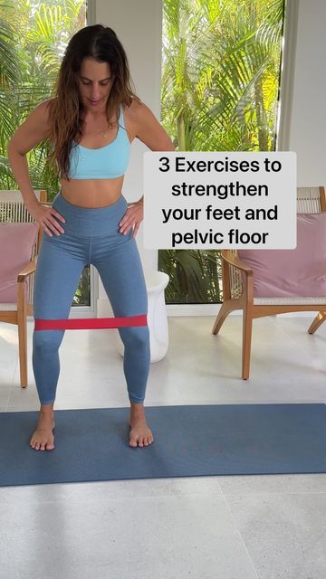 Lauren Ohayon | Core + Pelvic Floor on Instagram Resistance Band Exercises For Pelvic Floor, Lauren Ohayon, Pelvic Floor Physical Therapy, Pelvic Floor Muscle Exercise, Ankle Exercises, Work Stretches, Pelvic Floor Therapy, Pelvic Floor Dysfunction, Pilates At Home