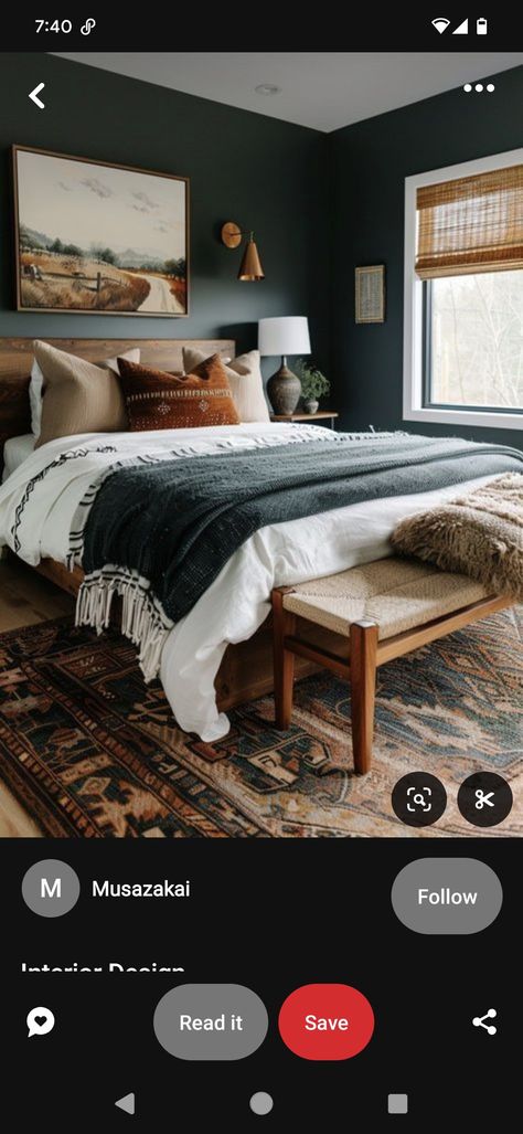 Iron Bed Frame Moody, Dark And Moody Bed Frame, Dark Headboard, Dark Cozy Bedroom Bohemian Beds & Bed Frames, Dark And Moody Bedroom Beds & Bed Frames, Moody Bedding Bedding & Blankets, Moody Bedroom, Bed Frame, New Homes