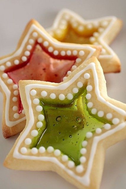 Window Cookies, Star Window, Jul Mad, Stained Glass Cookies, Christmas Goodies, Noel Christmas, Decorated Cookies, Holiday Baking, Holiday Treats