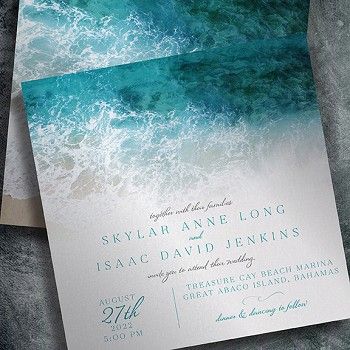 Ocean Themed Wedding, Invitation Card Birthday, Ocean Wedding, Wedding Party Invites, Lace Wedding Invitations, Cheap Wedding Invitations, Beach Wedding Invitations, Fun Wedding Invitations, Vintage Wedding Invitations