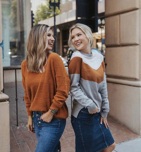 Carlin Stewart, Katie Bates, Carlin Bates, About Sister, Christian Outfits, Modest Fall Outfits, Katie Clark, Modest Winter Outfits, Dugger Family