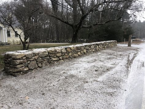 Fieldstone Wall, New England Garden, Mailbox Post, Stone Walls, Carlisle, Stone Wall, Dream Garden, Mailbox, New England