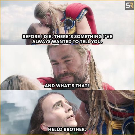 Thor Meme, Funny Marvel Memes, Dark Romance Books, Marvel Avengers Funny, Dc Memes, Funny Images Laughter, Avengers Memes, Loki Marvel, Marvel Actors