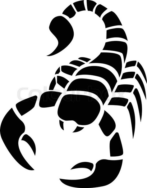 Stock vector of 'Scorpion icon in simple tattoo style,vector design' Tattoos Stencil, Zodiac Leo Art, Scorpio Zodiac Tattoos, Horse Stencil, Stencil Street Art, Scorpio Art, Scorpion Tattoo, Tattoo Signs, Doodle Tattoo