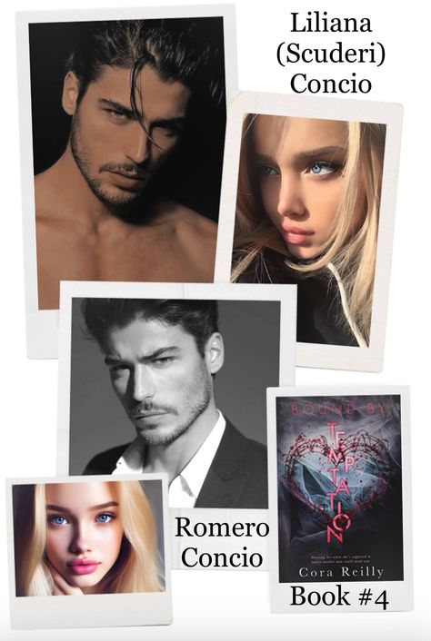 Born in Blood Mafia Chronicles - Bound by Temptation (Book #4) By: Cora Reilly Bound By Temptation Cora Reilly, Anna And Santino Cora Reilly, Sins Of The Fathers Cora Reilly, Bound By Hatred Cora Reilly, Born In Blood Mafia Chronicles, Cora Reilly, Book Characters, Romance Books, Romance