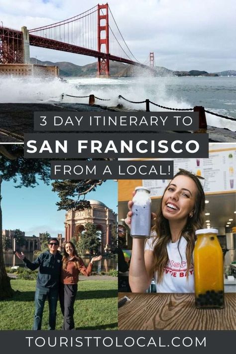 If you only have 3 days in San Francisco this guide will help you make the most of your time, from where to eat and what to see, with a map! San Francisco Day Trips, Best Things To Do In San Francisco, What To Do In San Francisco, San Francisco Things To Do, San Francisco Map Illustration, Things To Do In San Francisco, San Francisco Things To Do In, Sanfransico California, San Francisco Transportation