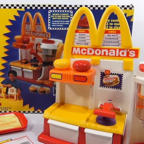 The Weird World of McDonald's Edible Food Playsets #FWx Hamburger Cookies, Mcdonald Menu, Ball Pits, Play Place, Dramatic Play Area, Happy Childhood, Straw Bottle, Mcdonalds Toys, Candy Dispenser