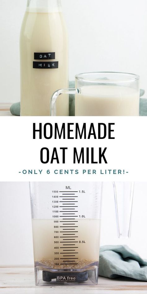 Homemade Oat Milk is the cheapest, fastest, most versatile plant-based milk you can make! There is really no reason to ever buy store-bought milk again. | ElephantasticVegan.com #vegan #oatmilk #dairyfree Homemade Oat Milk, Oat Milk Recipe, How To Make Oats, Plant Milk, Nut Milk Bag, Dairy Alternatives, Vegan Milk, Organic Lifestyle, Milk Alternatives