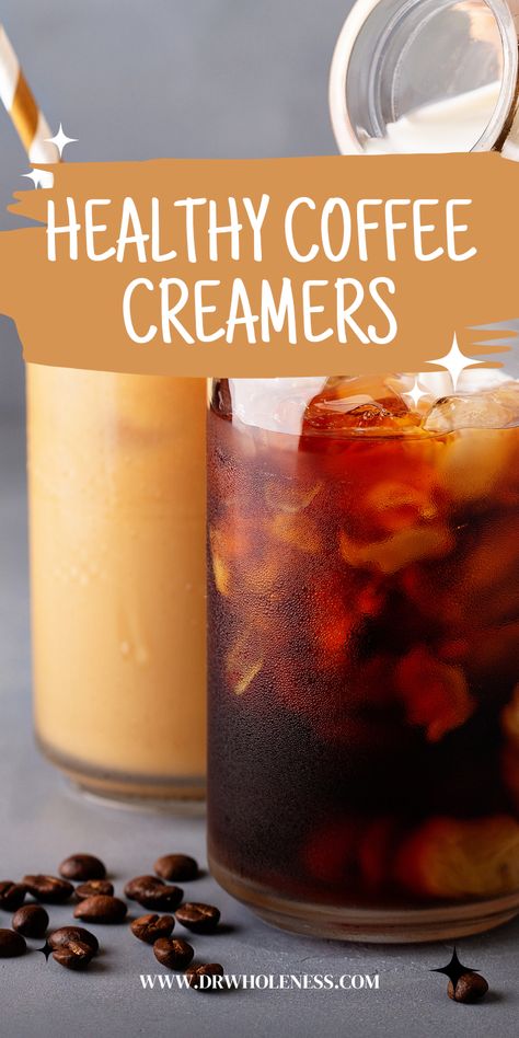 Today we’re talking about some of the best coffee creamer alternatives because coffee creamers like Coffee Mate are bad news for your health.  If you are using creamer on a daily or multiple times per day basis, then you want to be mindful of the direction you’re taking your health.   #healthycoffeecreamer #coffeecreameralternatives Anti Inflammation Coffee Creamer, Coffee Creamer Alternative, Inflamation Diet, Coconut Cream Coffee, Best Coffee Creamer, Healthy Coffee Creamer, Coffee Creamers, Beef Gelatin, Infused Coffee