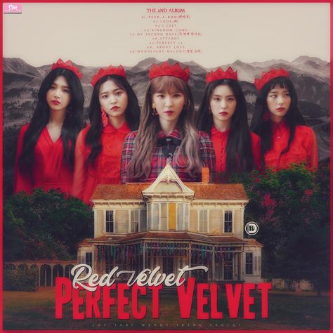 Red Velvet - The 2nd Album : Perfect Velvet (RD) by DiYeah9Tee4 on DeviantArt Album Ideas Kpop, Kpop Album Cover, Red Velet, Kpop Album, Album Ideas, Editing Inspiration, Velvet Collection, Kpop Posters, Peek A Boo