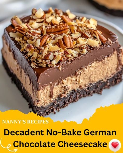 German Chocolate Cheesecake, Chocolate Cheesecake Recipe, Caramel Apple Dump Cake, Coconut Pecan Frosting, Caramel Chocolate Chip Cookies, Pumpkin Cream Cheese Muffins, Apple Dump Cakes, Chocolate Cheesecake Recipes, Gluten Free Cheesecake