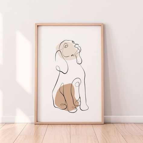 Pet. Line art. Continuous line art. Portrait Springer Spaniel Line Drawing, Cocker Spaniel Line Tattoo, Cocker Spaniel Line Art, Cocker Spaniel Line Drawing, Cocker Spaniel Tattoo Minimalist, Spaniel Line Drawing, Cocker Spaniel Tattoo, Cocker Spaniel Drawing, Minimalistic Wall Art