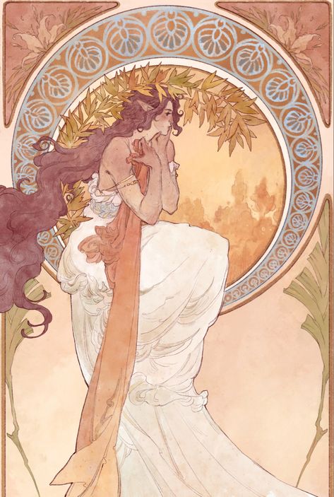 Alfonse Mucha, Art Nouveau Mucha, Alphonse Mucha Art, Mucha Art, Art Nouveau Illustration, Art Nouveau Poster, Alphonse Mucha, Fairytale Art, Hippie Art