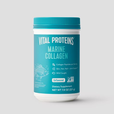 Marine Collagen Peptides: Marine Collagen Powder & Capsules Vital Collagen Peptides, Vital Proteins, Collagen Powder, Marine Collagen, Collagen Peptides, Dietary Supplements, Scales, Coffee