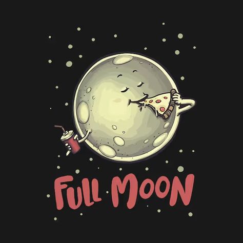 Full Moon Feast - Full Moon - T-Shirt | TeePublic