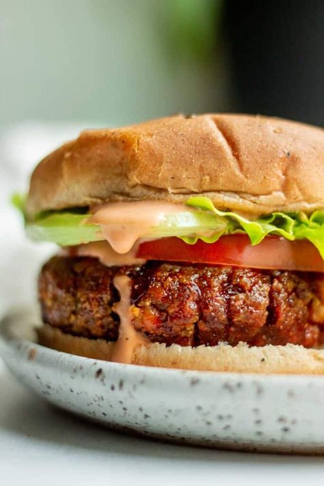 Chipotle Burger, Tofu Burgers, Veggie Bbq, Chipotle Tofu, Bbq Veggies, Tofu Burger, Chili Lime Seasoning, Vegan Beef, Gluten Free Bread Crumbs