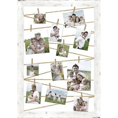 At Home Distressed Photo Leaner Collage (X1 ) (X1) (X4), Brown, 36.0"L X 24.0"H X 2.0"W, Wood Photo Collage Ideas, Anniversary Ideas For Him, Old Window Projects, White Collage, Collage Picture Frame, Collage Frame, Window Projects, Old Picture Frames, Picture Boards