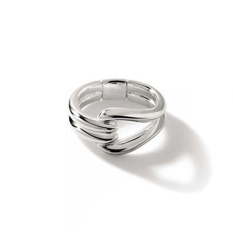 Sterling silver Surf link ring. The ring measures 5 x 11.5mm. Size 7 in stock now. Special order sizes also available. Designed by John Hardy. Silver Surf, Streetwear Jewelry, Surf Jewelry, John Hardy Jewelry, Link Ring, Silver Rings Simple, Linking Rings, John Hardy, Mens Silver Rings