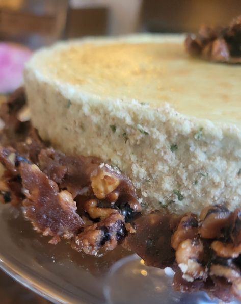 Blue Cheese Cheesecake, Savory Cheesecake Recipes, Blue Cheese Appetizers, Cheese Souffle Recipes, Savory Cheesecake, Walnut Crust, Cheesecake Crust, Cheese Course, Souffle Recipes