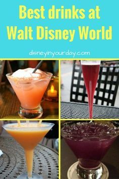 Best drinks at Walt Disney World - Disney has a number of delicious alcoholic beverages for adults - here are some of the favorites from around the parks and resorts! Disney Alcoholic Drinks, Vacation Necessities, Disney Cocktails, Disney World For Adults, Disney Surprise, Disney Drinks, Disney Honeymoon, Disney Planner, Best Drinks