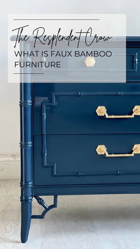 When browsing the web for furniture, you will often come across “faux bamboo style” furniture. So what is faux bamboo furniture? Read the blog to find out what sets this style apart and what my faux bamboo favorites are! Adding Bamboo To Furniture, Bamboo Painted Furniture, Lacquered Bamboo Furniture, Painted Tommy Bahama Furniture, Painted Chinoiserie Furniture, Bamboo Style Furniture, Painted Bamboo Dresser, Painted Faux Bamboo Furniture, Chinoiserie Painted Furniture