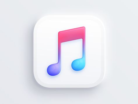 Apple Music 💜 by cntgfyjd on Dribbble Music 3d Icon, Apple Music App Icon, Apple Music Icon, Music App Icon, Ios Music, Free Itunes Gift Card, Iphone Wallpaper Clock, New Instagram Logo, Themes For Mobile